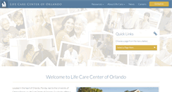 Desktop Screenshot of lifecarecenteroforlando.com